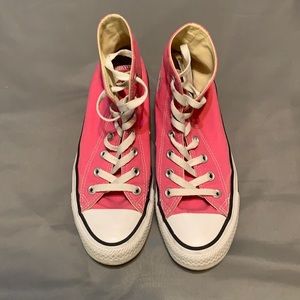 Pink High Top Converse